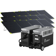 Mit 3×SP400 Pro Bifaziales Solarpanel (400W)
